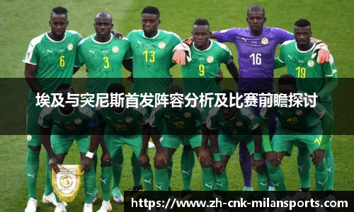 埃及与突尼斯首发阵容分析及比赛前瞻探讨